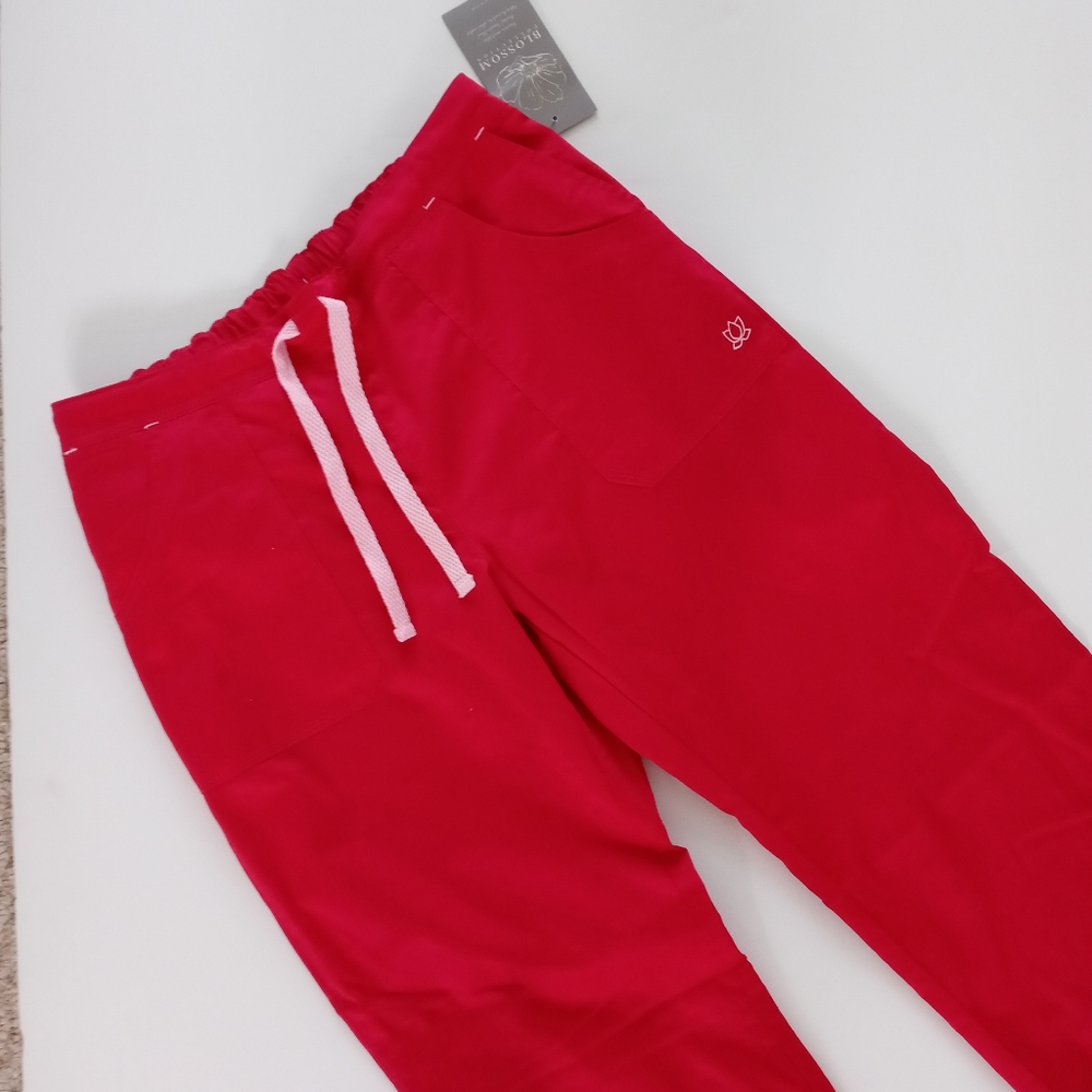 Maven Blossom Women's Multi Pockets Scrub Pants Size Small